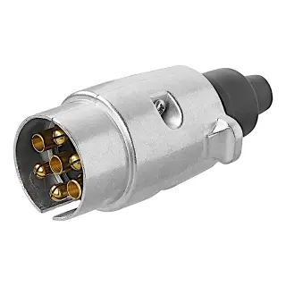 Connecteur métallique à 7 broches avec connexion à vis