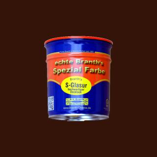 Branths S-Glaze (séchage lent) bidon 0,75 l marron RAL 8016