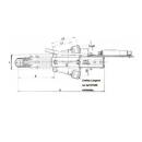 Raccord KNOTT AE V 2000-3500kg KFG 35 D / GF haut / bas LM: E 120, D 200/225 avec SK