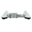 Traverse de roue jockey pour liaisons de traction V - 3500 kg Longueur: 390/410 mm