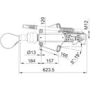 Dispositif de dépassement AL-KO -PROFI V- Ges.-Gew. 1600 à 3000 kg, AE 3000, RB: 1637/2051
