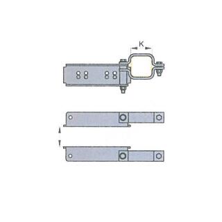 Raccord de longeron BPW pour poutre dessieu carré de 80 mm