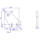 Support damortisseur 90 x 30/50 mm pour AL-KO...