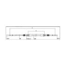 Câble de frein KNOTT pour KZG 35 HL 1500 mm / GL 1870 mm, M12 / M12