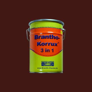 Brantho Korrux "3 en 1" 5 litres brun acajou RAL 8016
