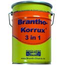 Brantho Korrux "3 en 1" 5 litres de bleu outremer RAL 5002