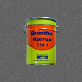 Brantho Korrux "3 en 1" 5 litres gris-vert RAL 9007