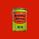Brantho Korrux "3 en 1" fût de 5 litres rouge BK320 = RAL 3028