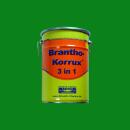 Brantho Korrux "3 en 1" fût de 5 litres vert BK632 = RAL 6037