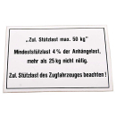 Plateau de charge sur barre dattelage 105x74 50 kg