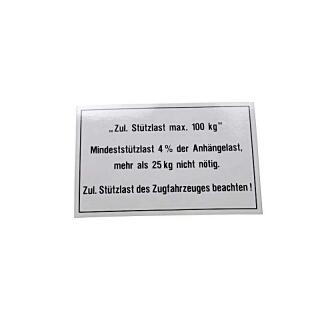 Plateau de charge sur barre dattelage 105x74 100 kg