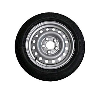 Roue complète 100 km / h, pneus 205 / 65R17.5, jante 6.0Jx17.5
