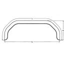 Profilé de garde-boue double essieu 12/40 B240 L1910 S1500 H380