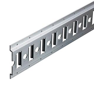 Rail darrimage combiné 20mm trou 3000mm long aluminium