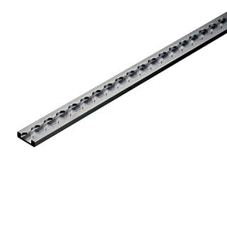Rail darrimage Airline aluminium L 2998 mm percé, L 34 mm, H 9,6 mm
