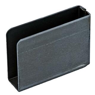 Poche dextrémité fermée, acier H 110 x L 50 x intérieur 26 mm