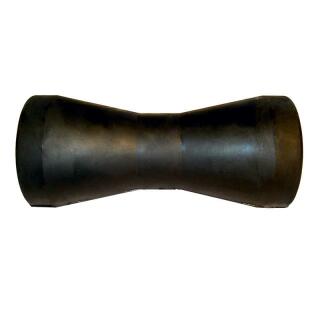 Galet de quille en V en caoutchouc axe Ø 21 mm, longueur 195 mm