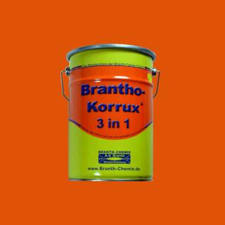 Brantho Korrux "3 en 1" 5 litres orange trafic RAL 2009