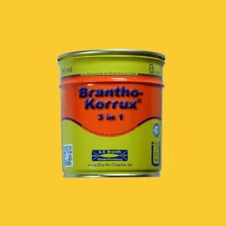 Brantho Korrux "3 en 1" bidon de 0,75 litre jaune de zinc RAL 1018