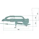 Dispositif anti-débordement AL-KO 161 SA 950 kg - 1600 kg au-dessus de linstallation 1637/2051