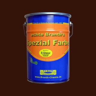 Branths S-Glaze (séchage lent) 5 litres brun-rouge RAL 3009